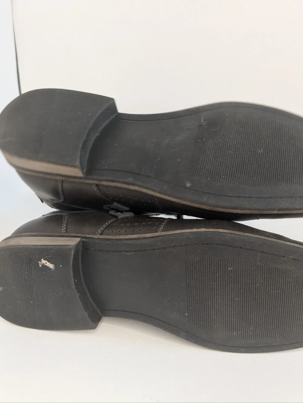 Men's Sonoma Size 10.5 Gray Oxford Dress Shoe Grey Blue Used Good Condition